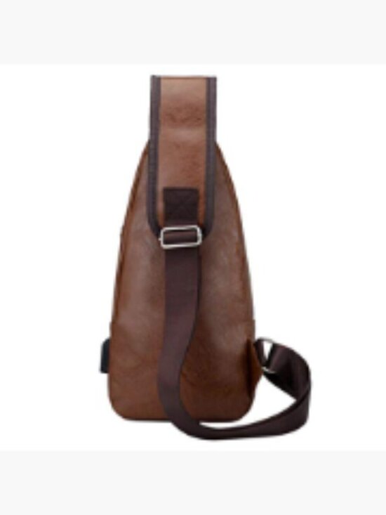 Vintage Leather Sling Bag Crossbody Backpack for Travel main image 7